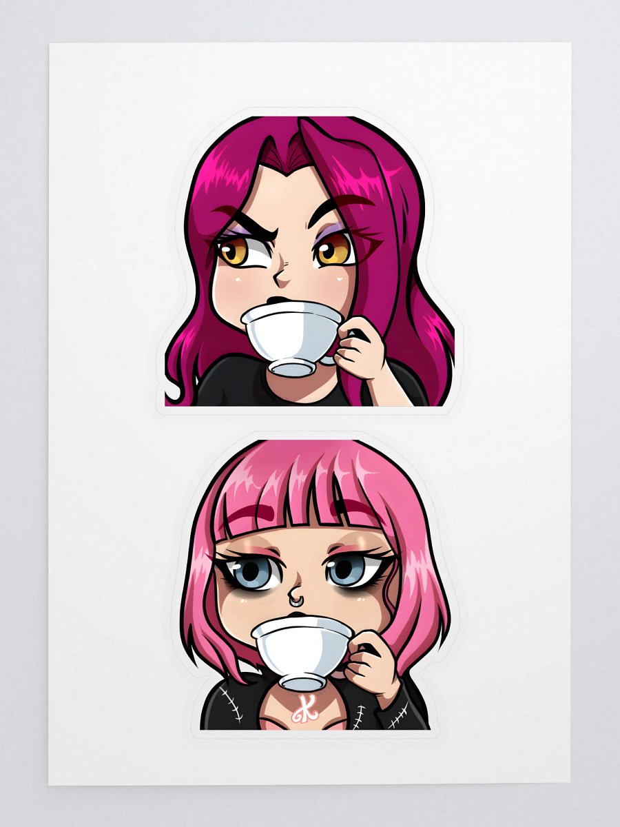 Tab & Kat Sippin Sticker Set product image (3)