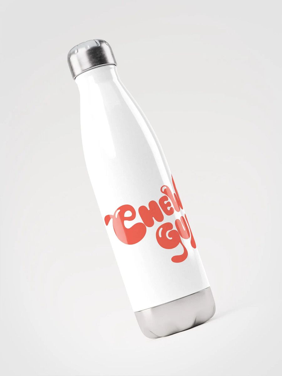 Chewed Gum Steel Water Bottle in Orange product image (3)