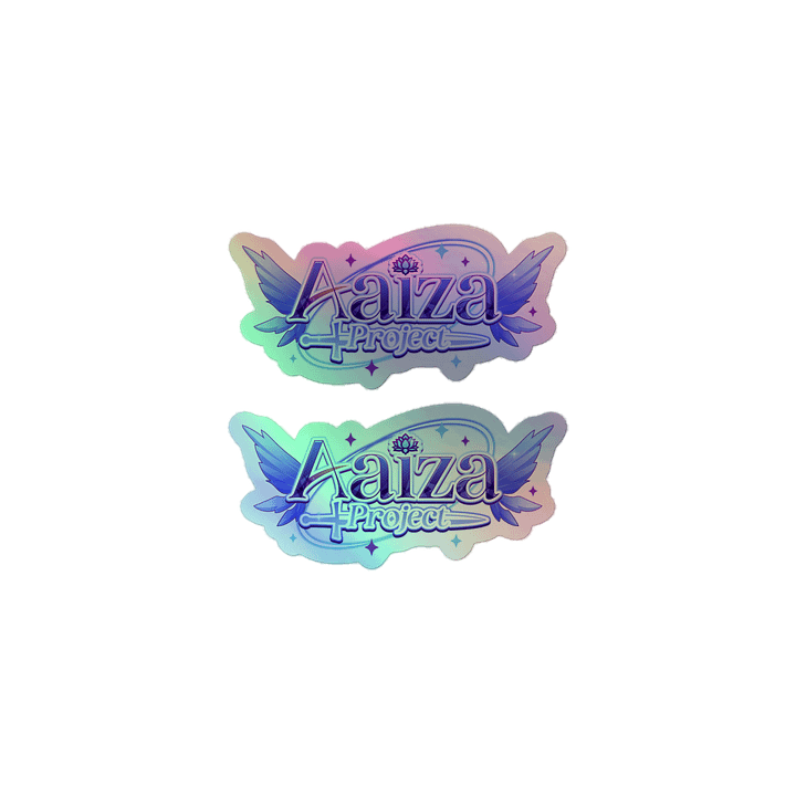 Aaiza Blossom Logo Holo Sticker product image (1)