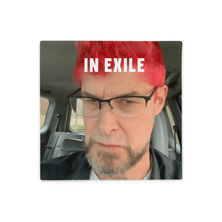 Doug Lost A Bet In Exile Pillow product image (1)