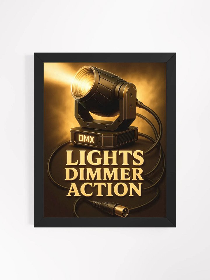 Theatrically Jerry: Limited Edition "Lights, Dimmer, Action" Fine Art Print product image (1)