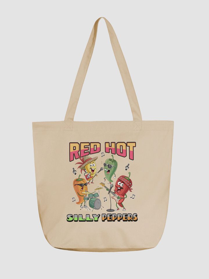 Red Hot Silly Peppers Eco-Friendly Tote Bag product image (5)