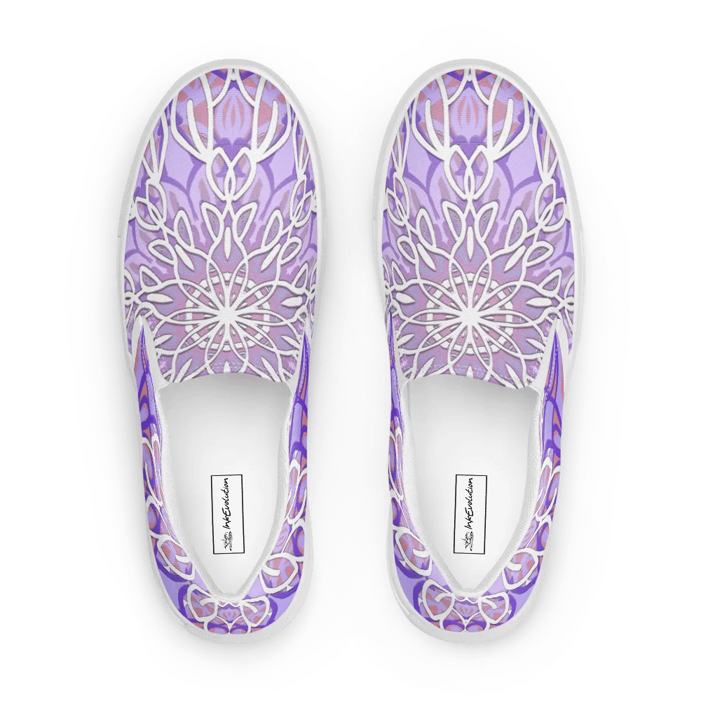Floral Mandala Bliss Slip-On Shoes product image (8)