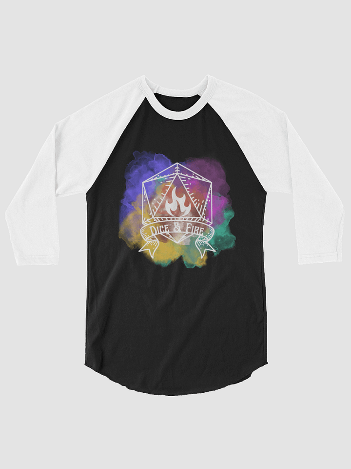 Dice and Fire Raglan 3/4 Sleeve product image (1)