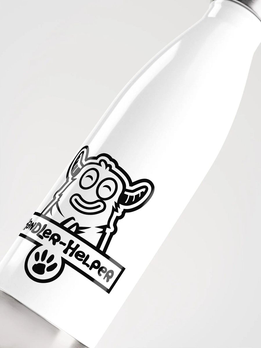 Handler-Helper Badge Black Logo Water Bottle product image (5)