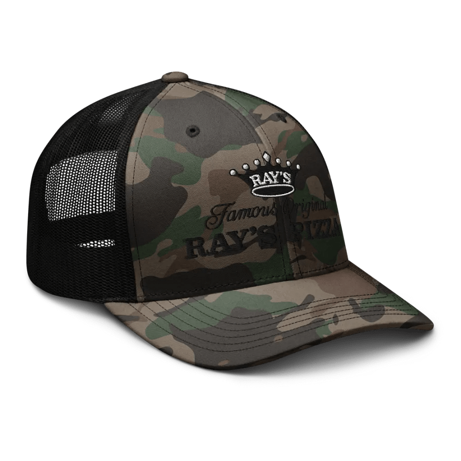 Ray's Pizza Camo Trucker Hat product image (6)