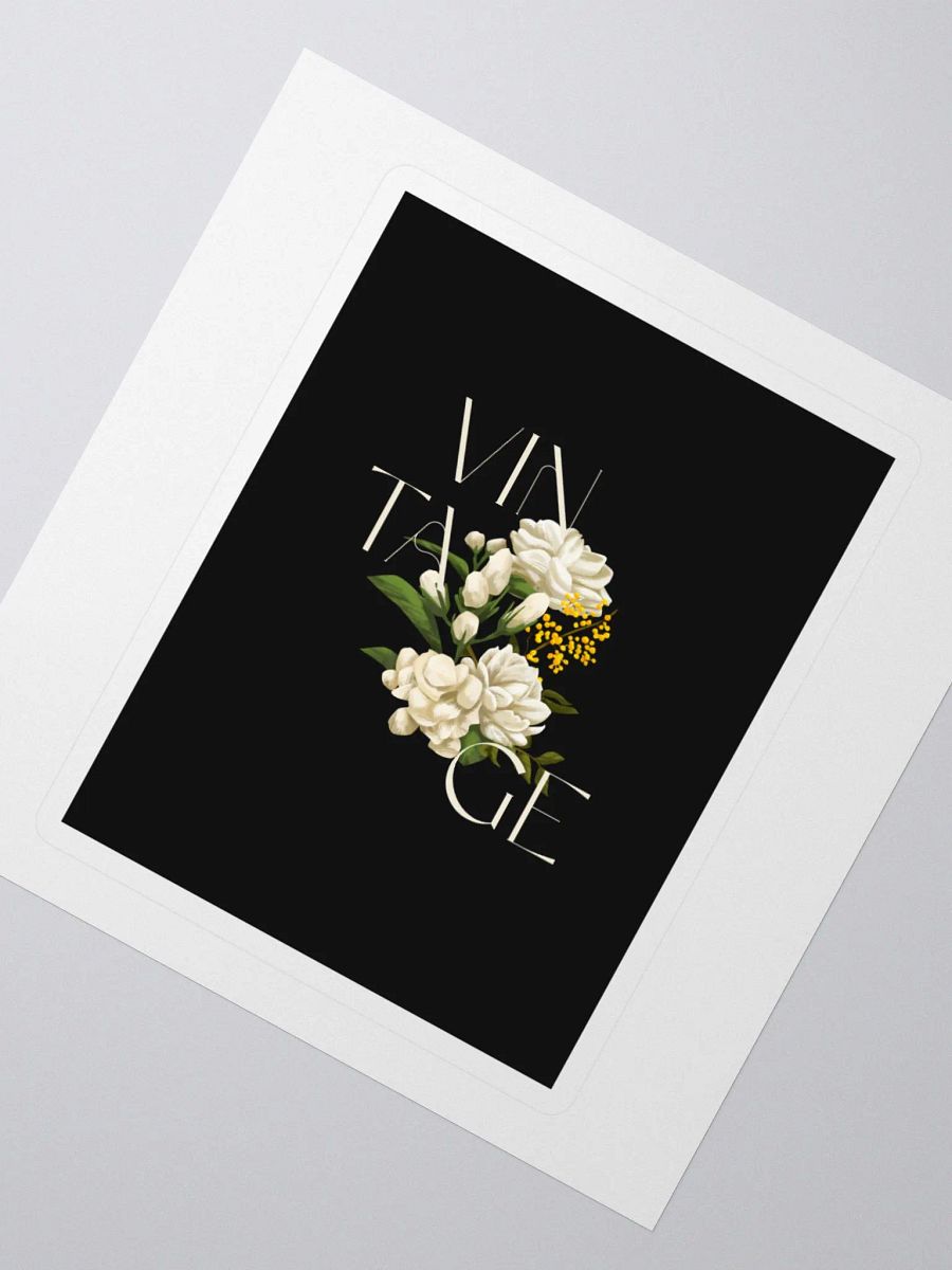 Vintage Botanical Mimosa Kiss Cut Stickers product image (2)