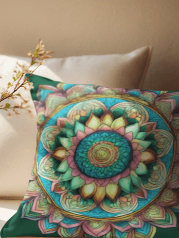 Autumn Bloom Mandala - Pillow product image (2)