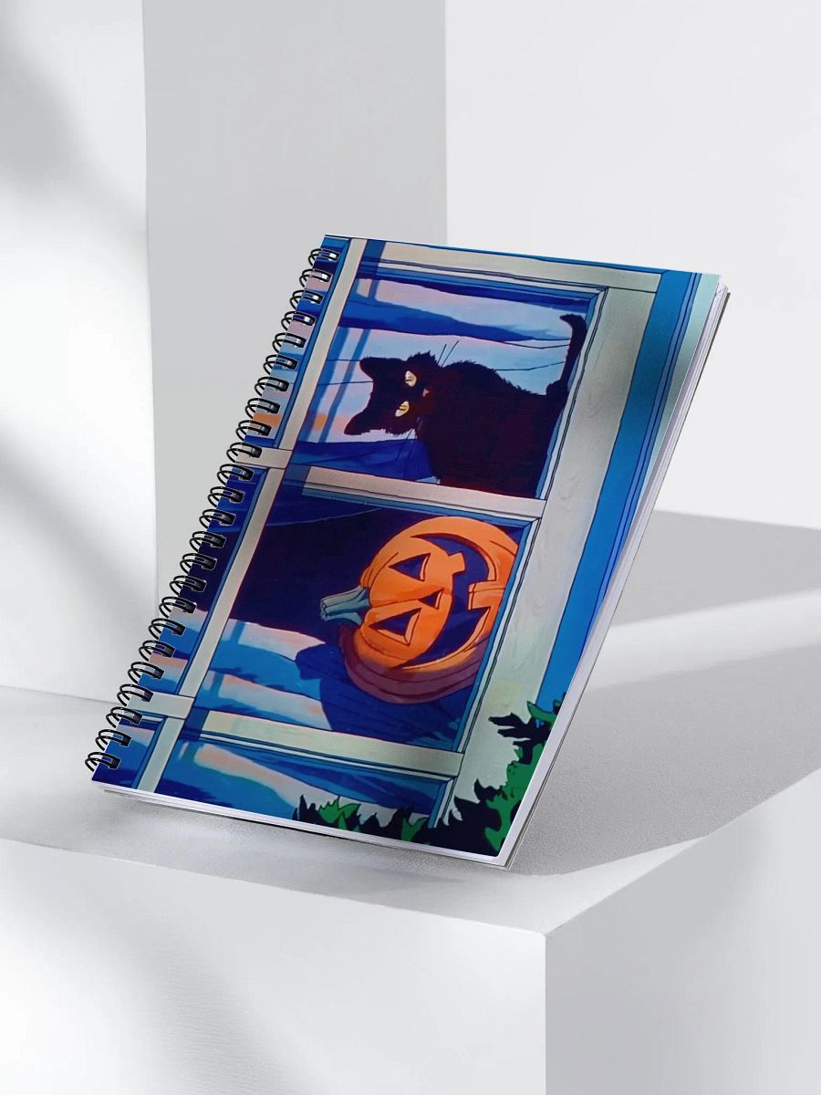 Jack O’Lantern & Black Cat Notebook/Journal product image (3)