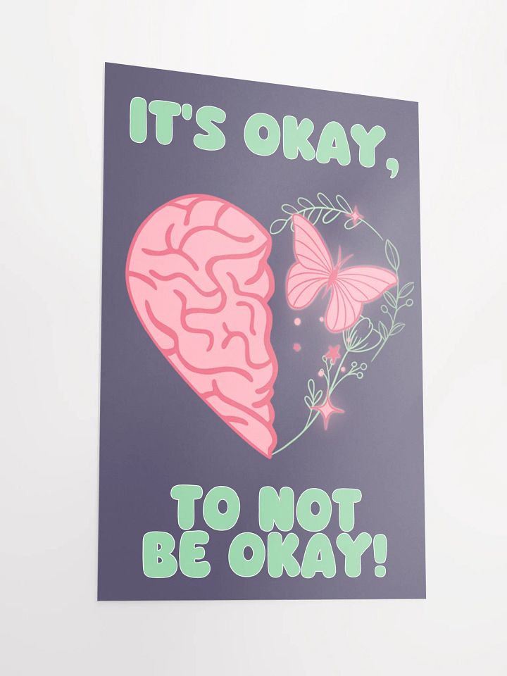 Mental health poster - It's okay to not be okay product image (2)