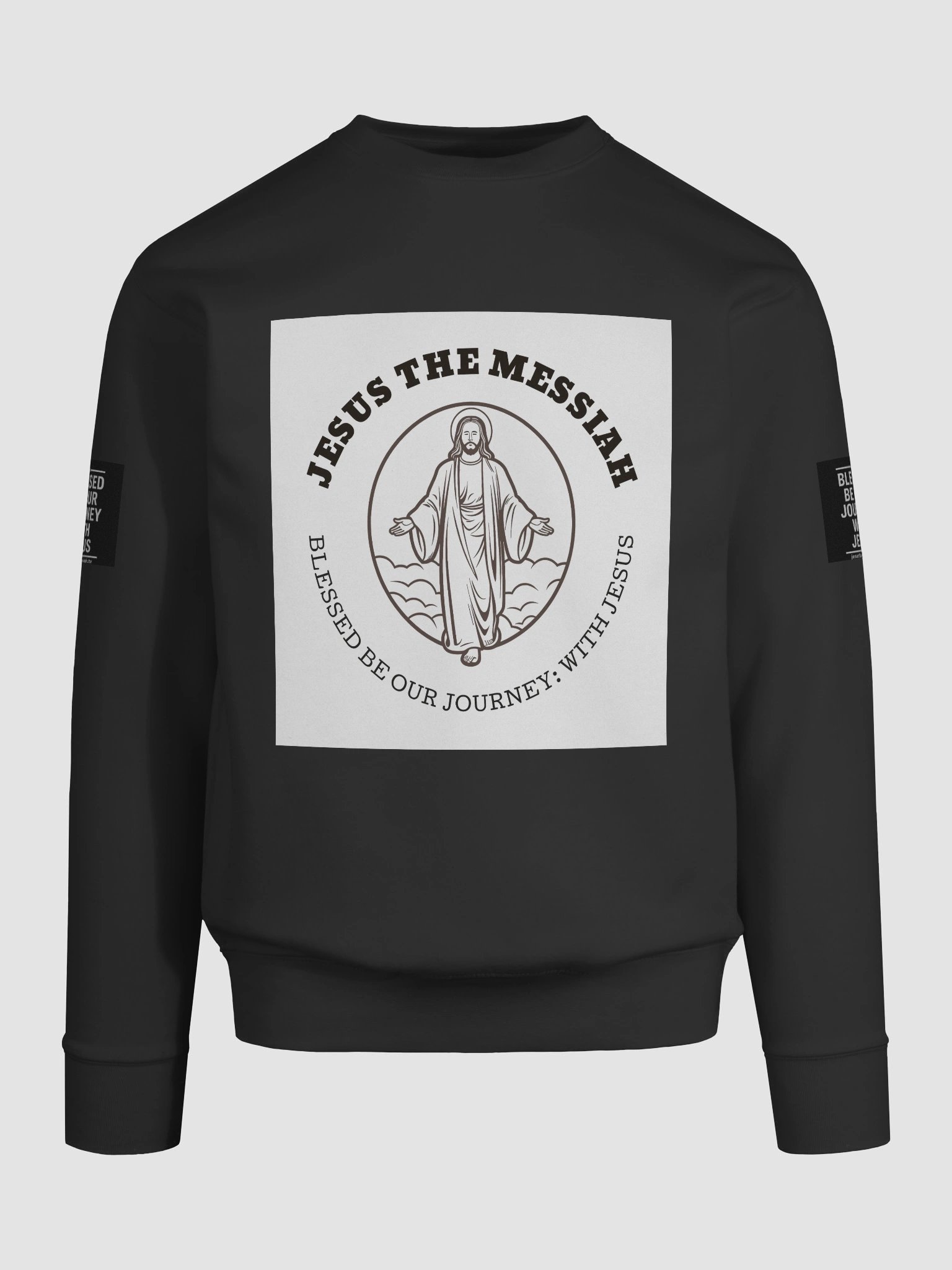 Jesus The Messiah Fleece Crewneck – “Blessed Journey” Prayer Edition product image (9)