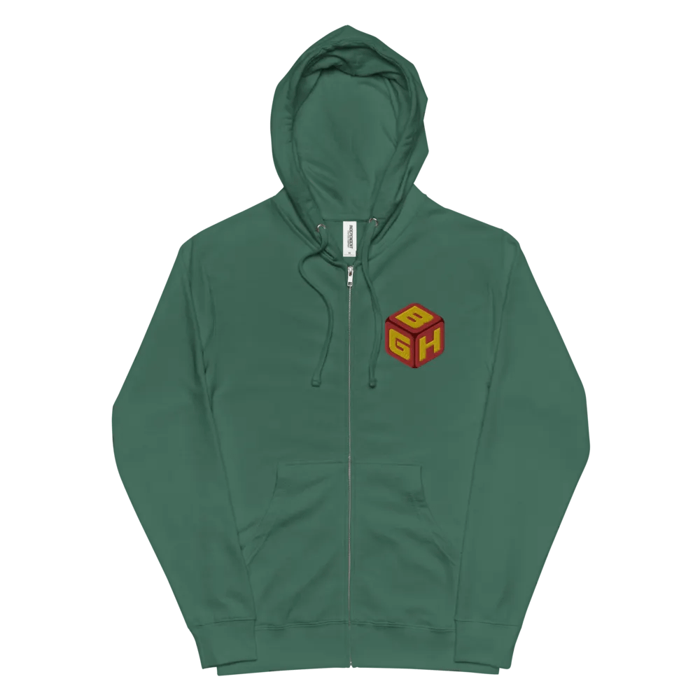 Zippered hoodie 