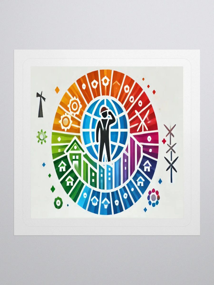 Urban Dreamscape Kiss Cut Stickers product image (2)