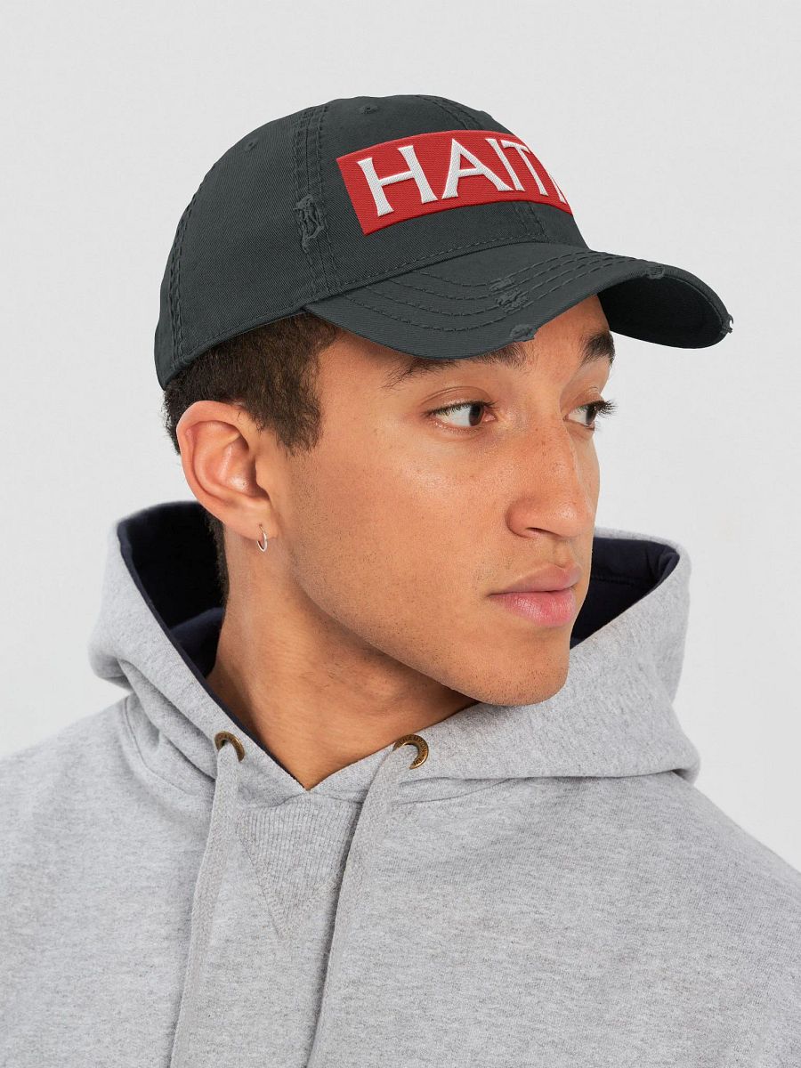 Haiti Pride Distressed Dad Hat product image (26)