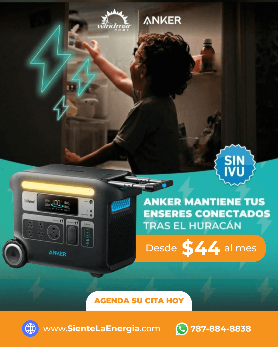 Anker SOLIX F2600 - Generador Portátil de Energía 2400W (2800W Peak) product image (5)