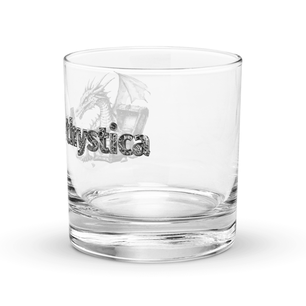 Rocks glass: Rock On Dragon with Treasure Chest product image (2)