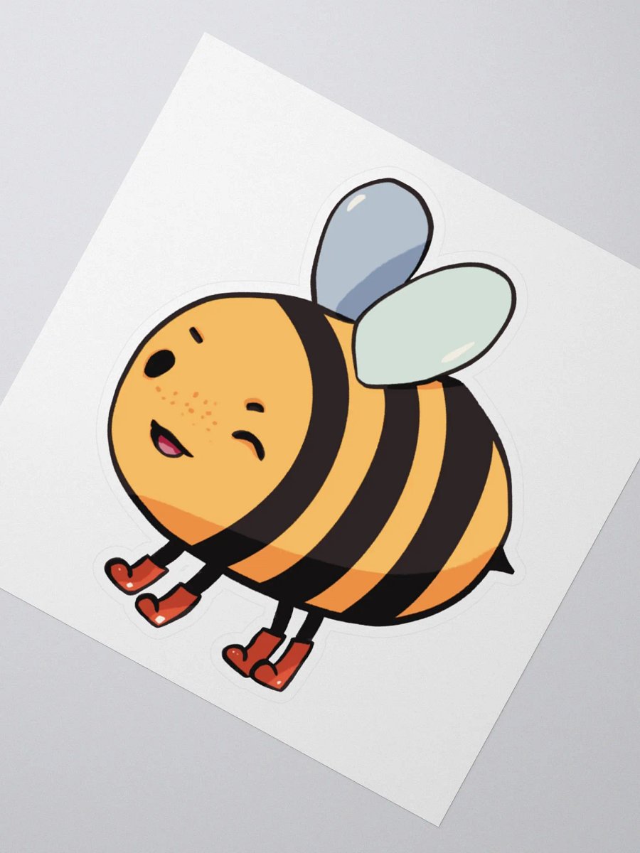 Cute booty bee (Kiss Cut Sticker) product image (2)