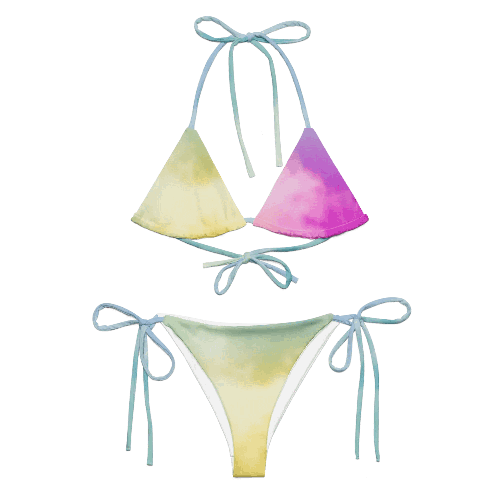 Blur cloud rainbow Design String Bikini - V3 product image (6)