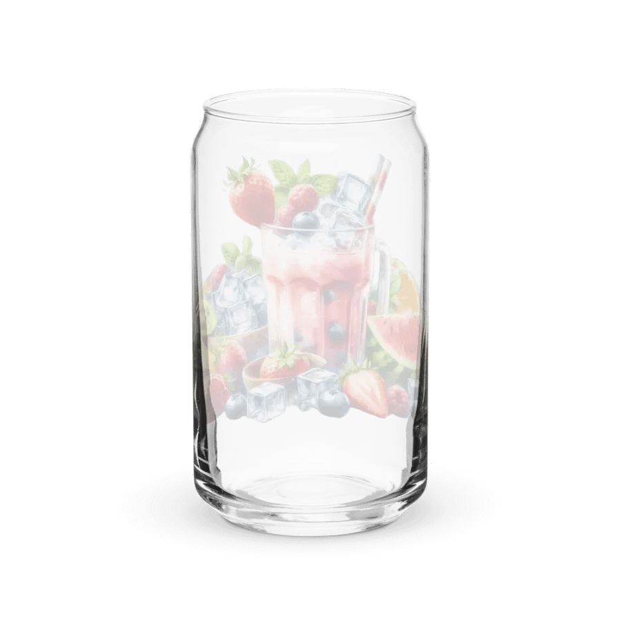 Fruit juice with fruit slice mixed water affect, design_05-Can-Shaped Glass product image (8)