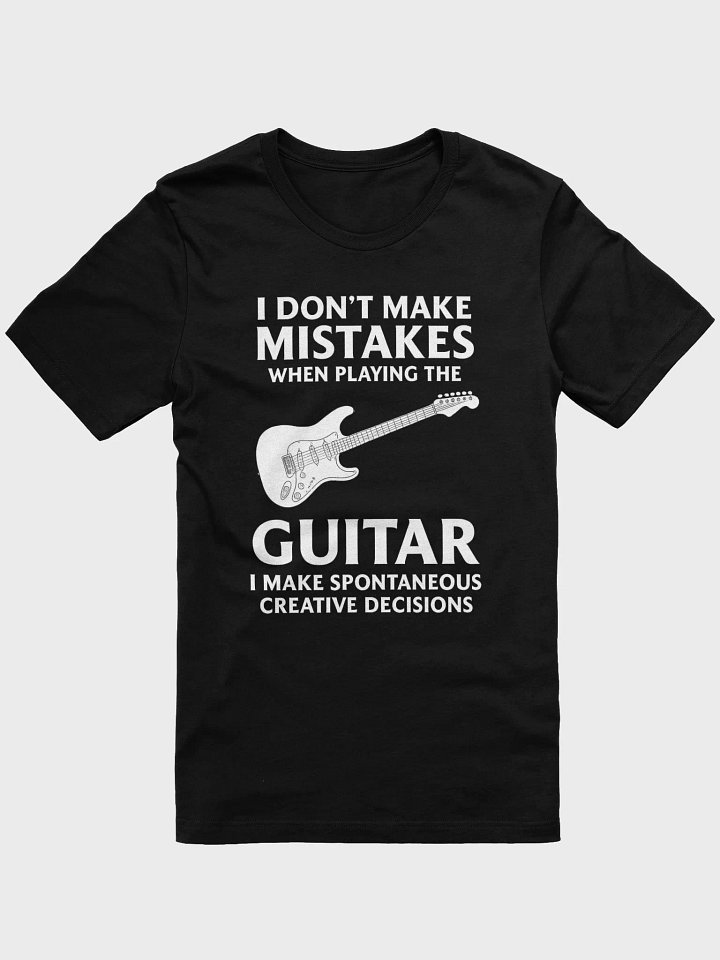 Spontaneous Decisions Guitar T-Shirt product image (1)