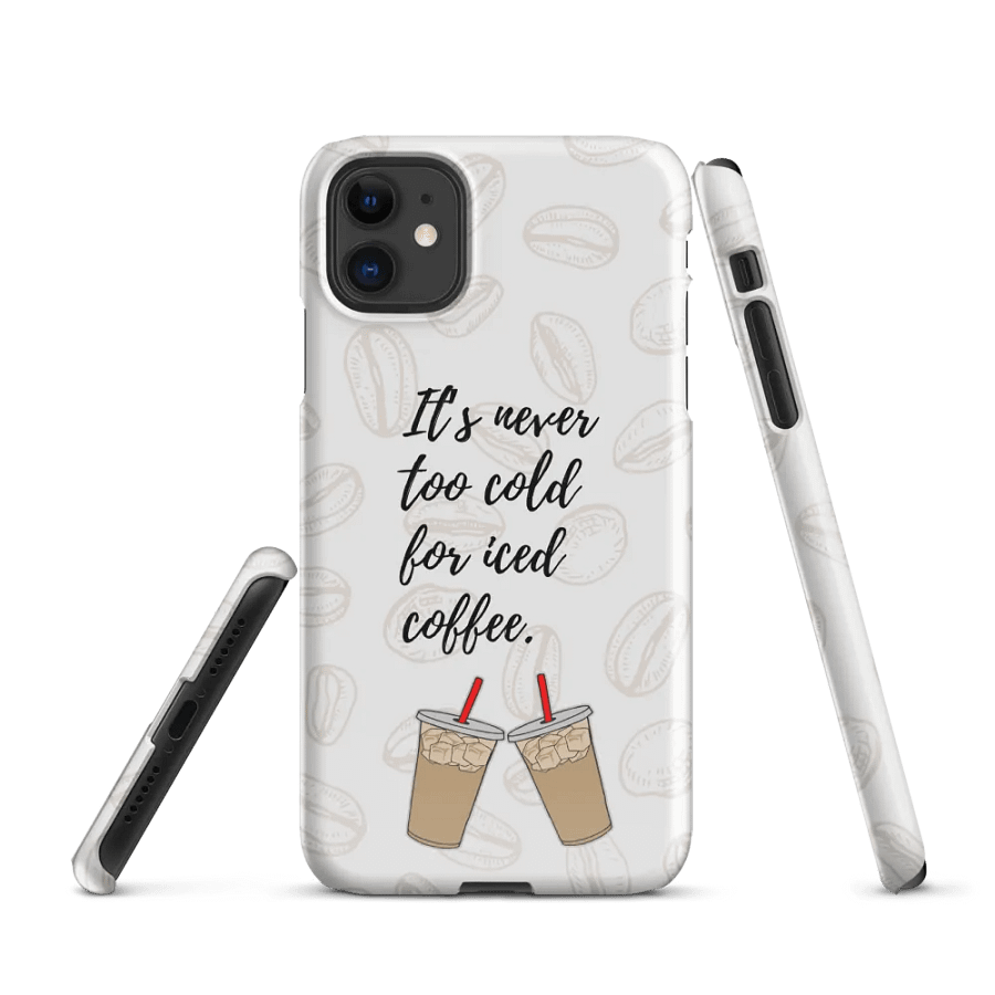 Iced Coffee Vibes iPhone Case product image (2)