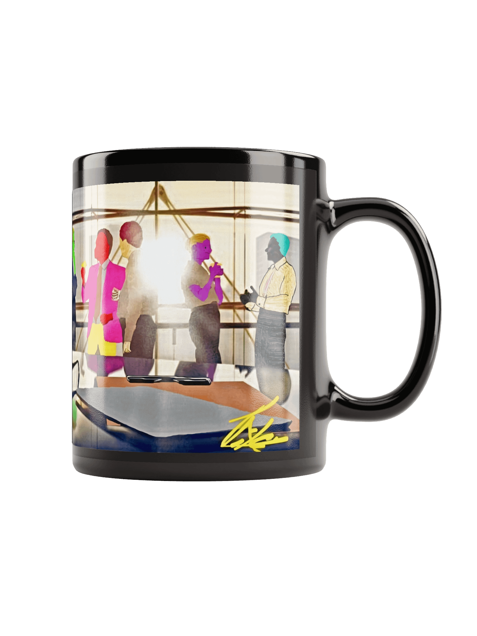 Cityscape Office Silhouettes Mug product image (1)