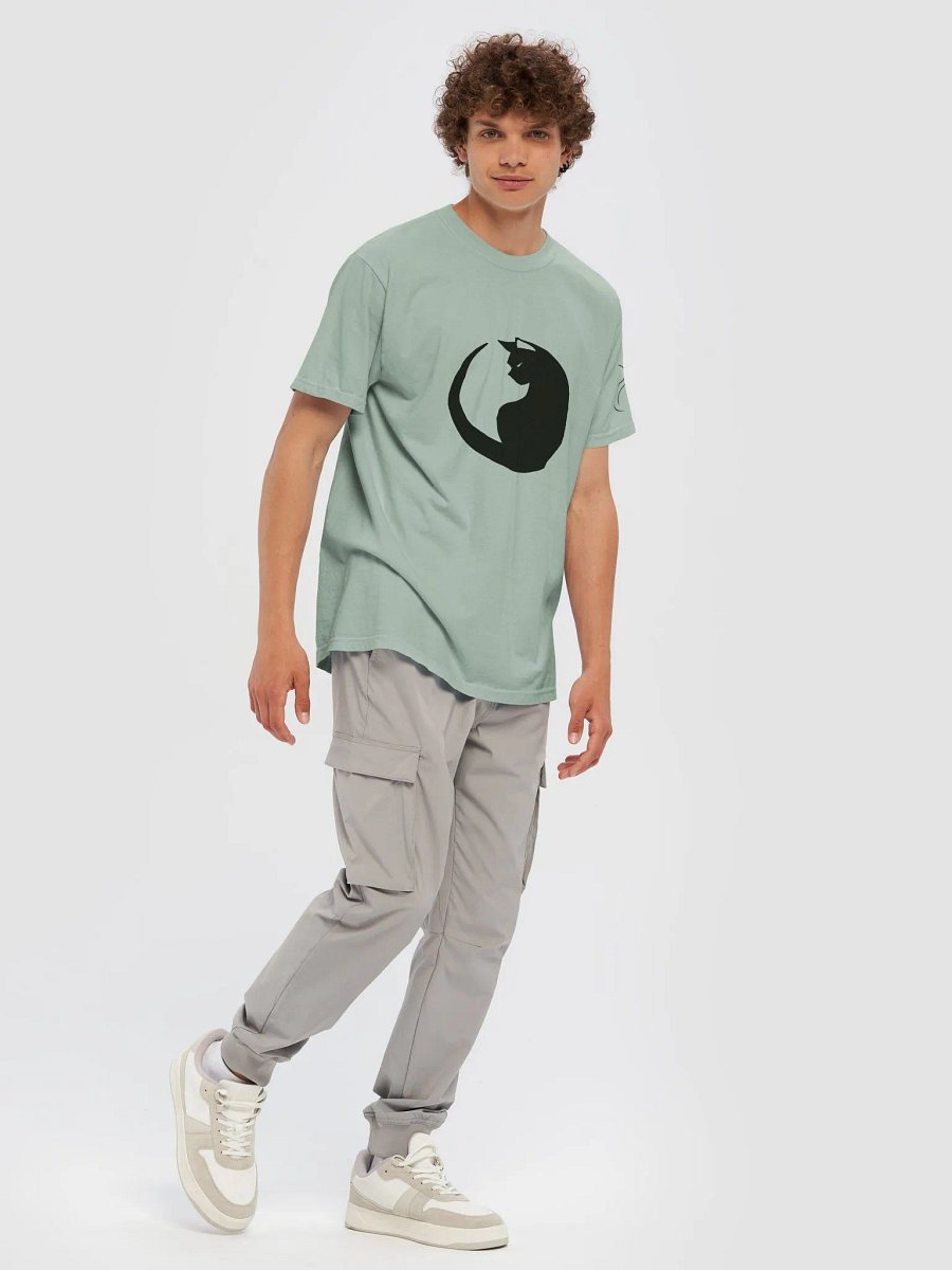 Cosy cat t-shirt (black) product image (59)
