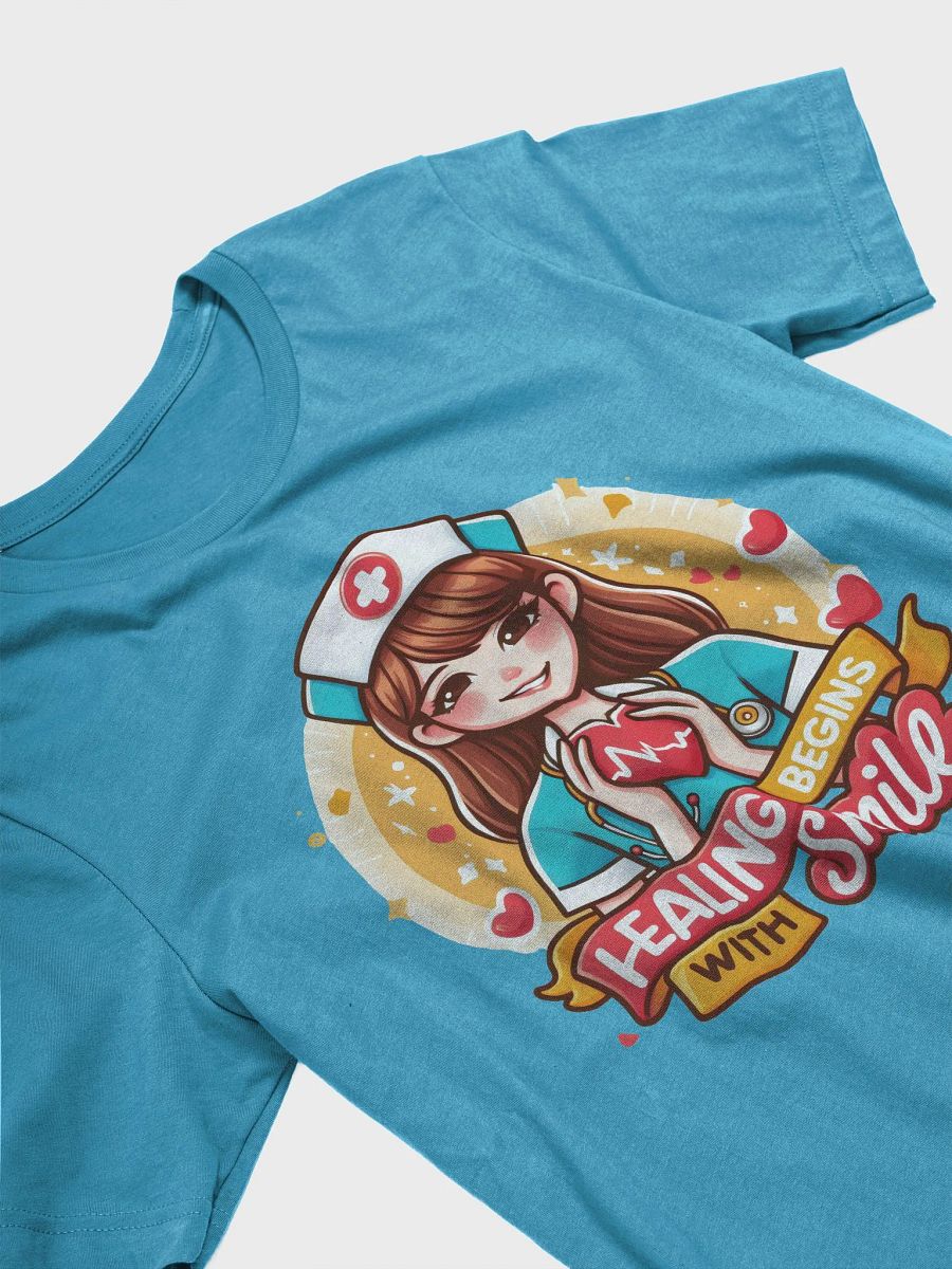 Smiling Nurse Heartbeat T-Shirt product image (25)