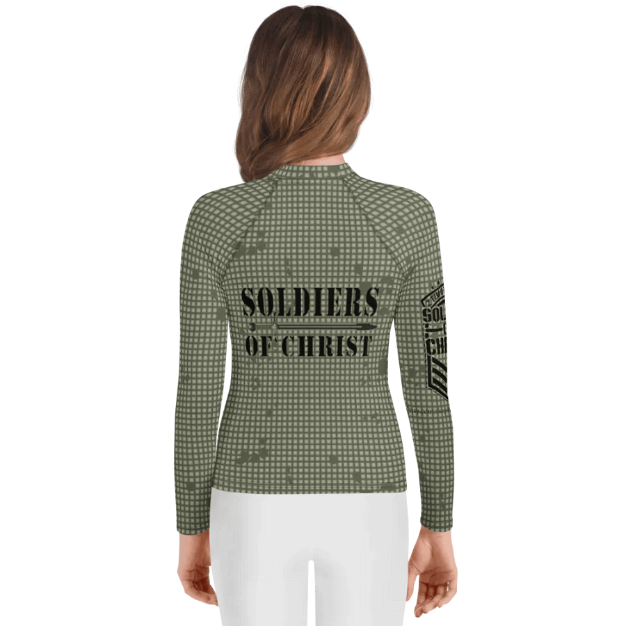 Faithful Camo: Youth Rash Guard - Desert Night Camo product image (2)