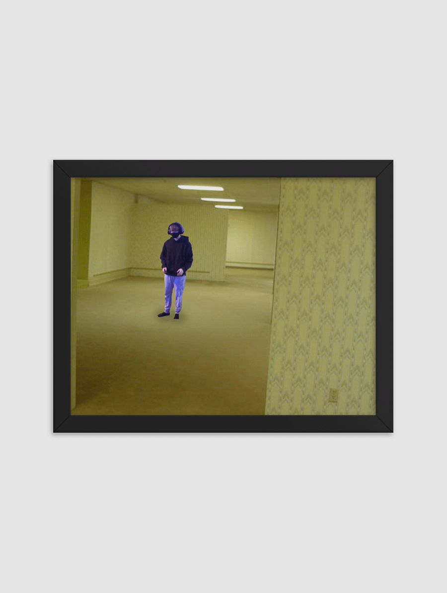 AProfLoser in the Backrooms Framed poster product image (1)