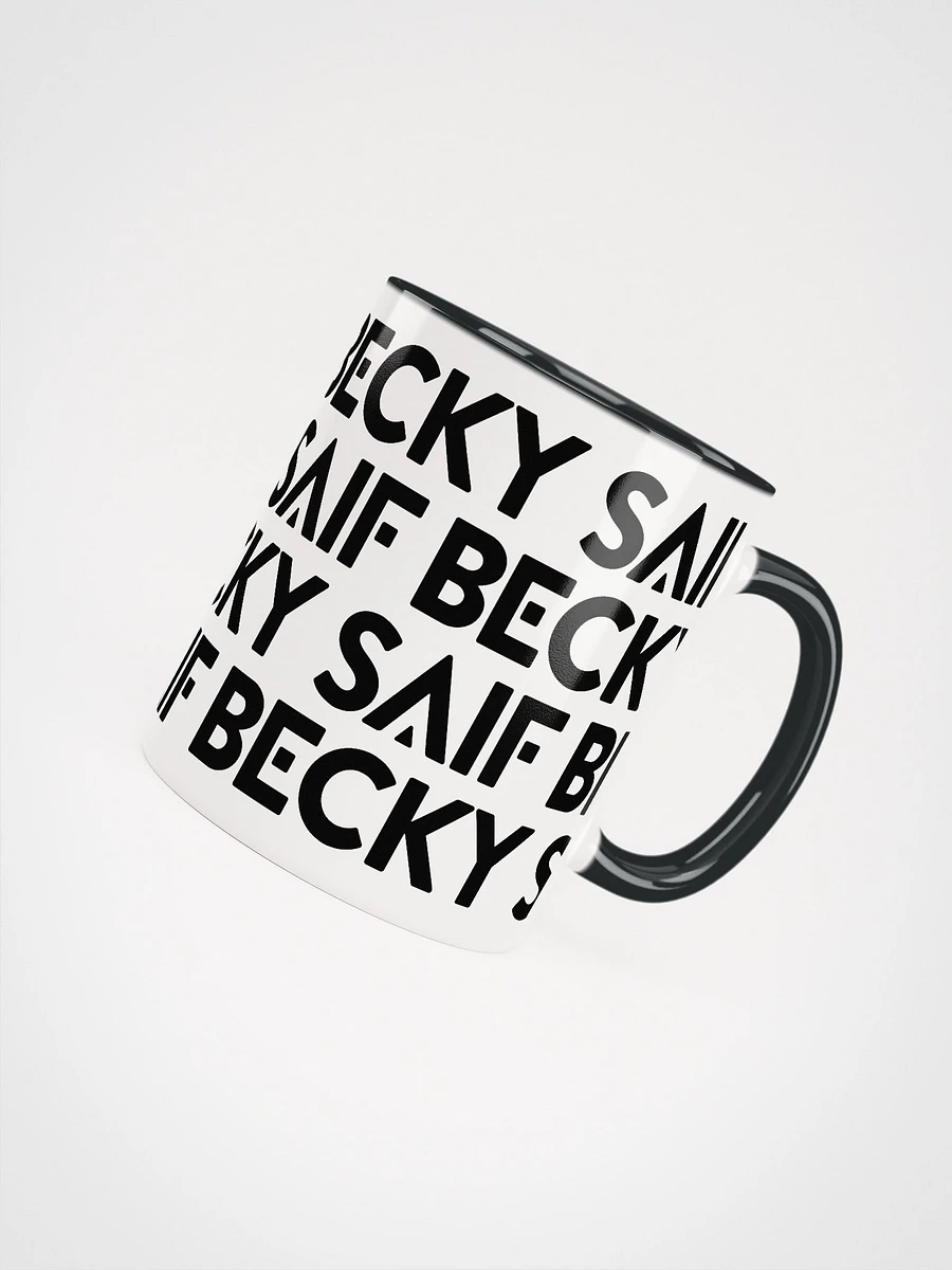 Becky Saif Mug Black / Red product image (5)