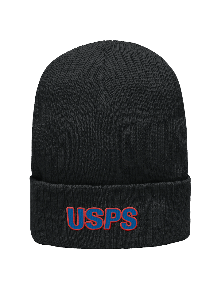 Eco-Friendly USPS Ribbed Beanie product image (1)