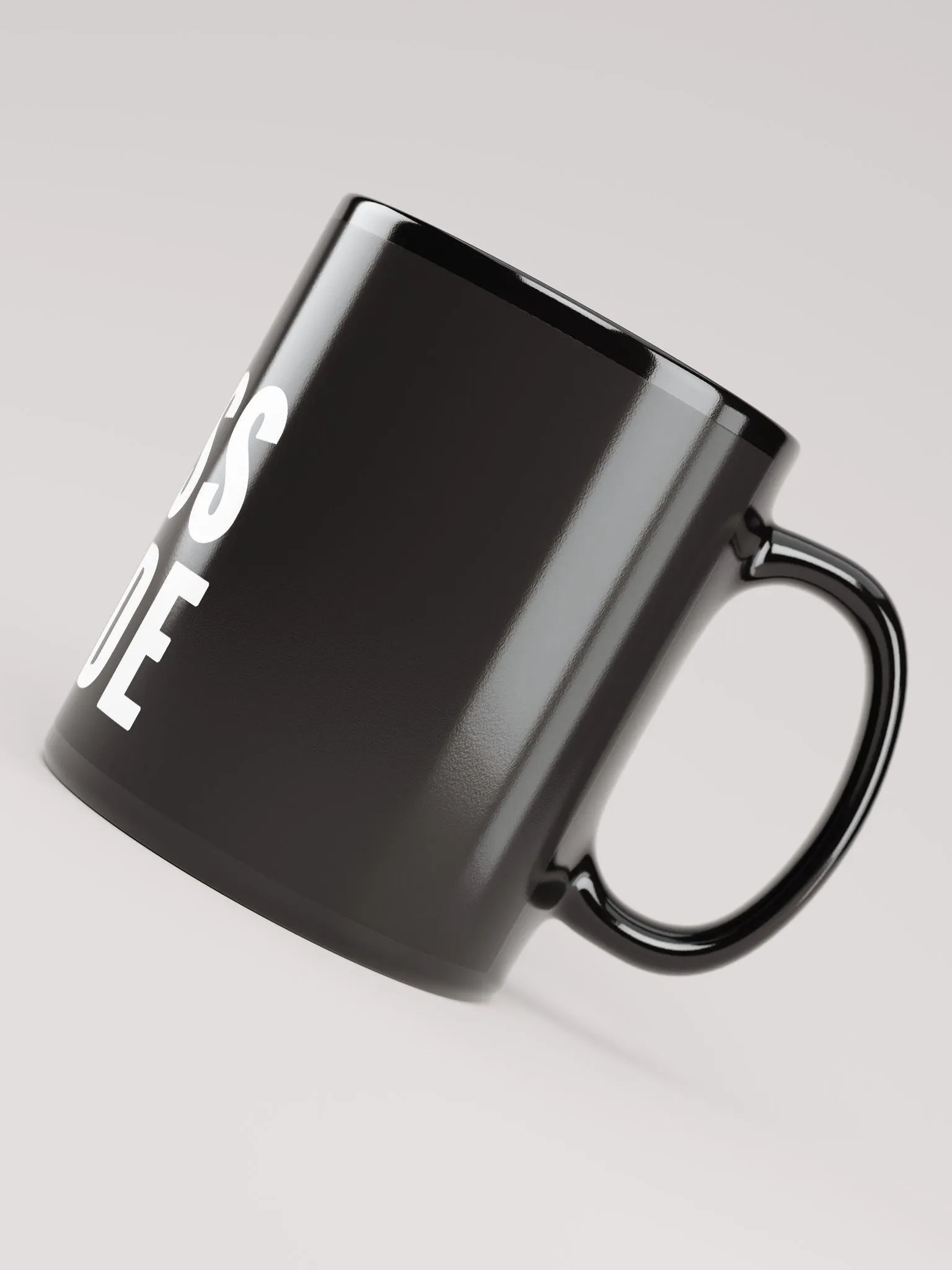 Boss Mode - Confidence Black Coffee Mug product image (4)