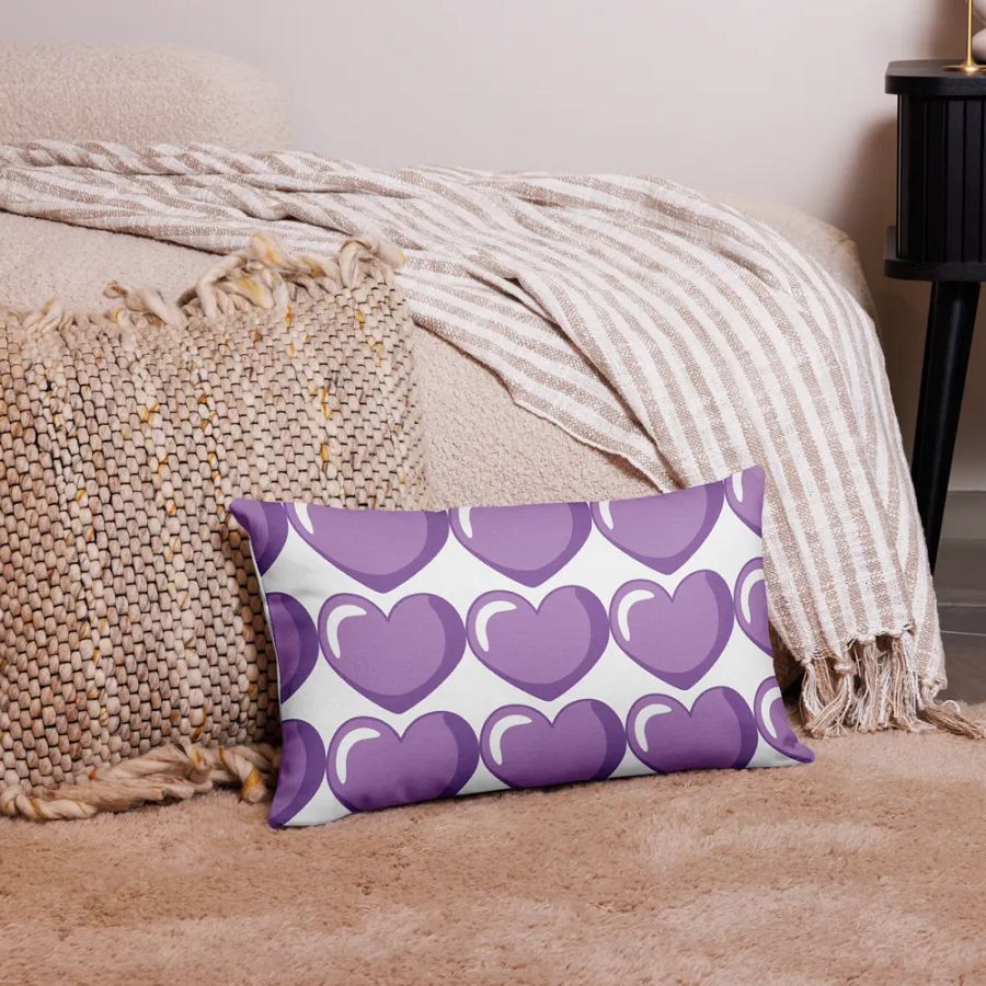 Glossy Hearts Premium Pillow Case product image (16)
