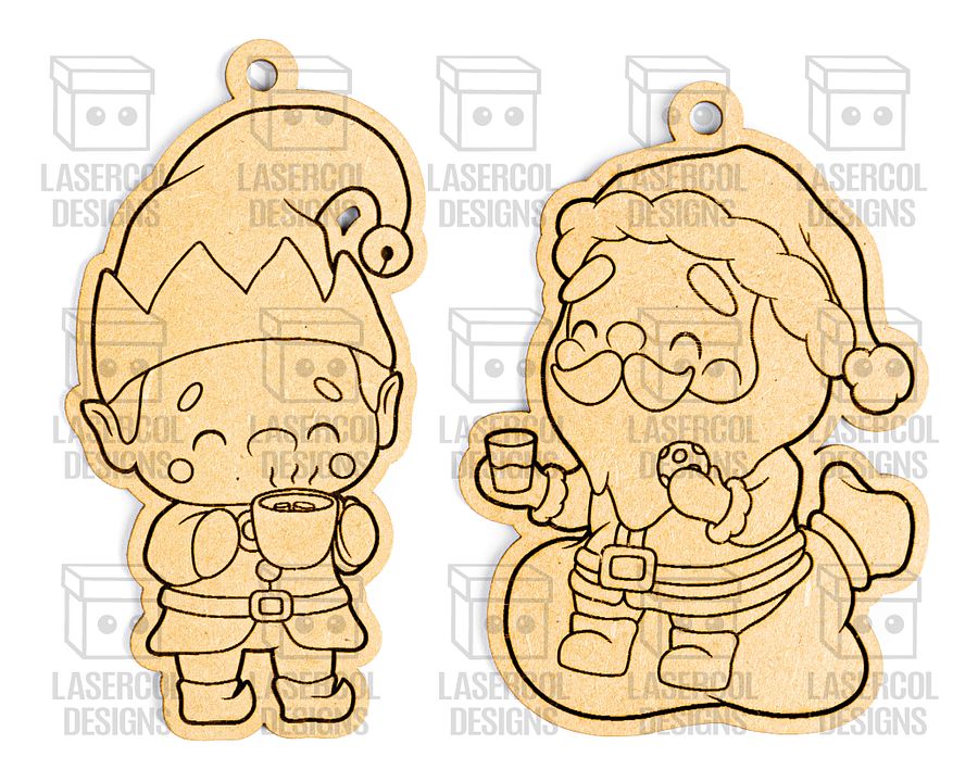 Christmas Ornaments - Laser Cut Files product image (7)
