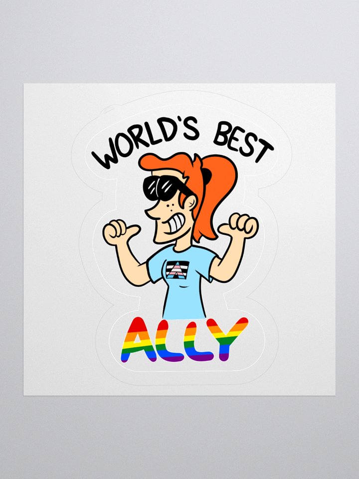 World's Best Ally Sticker product image (2)
