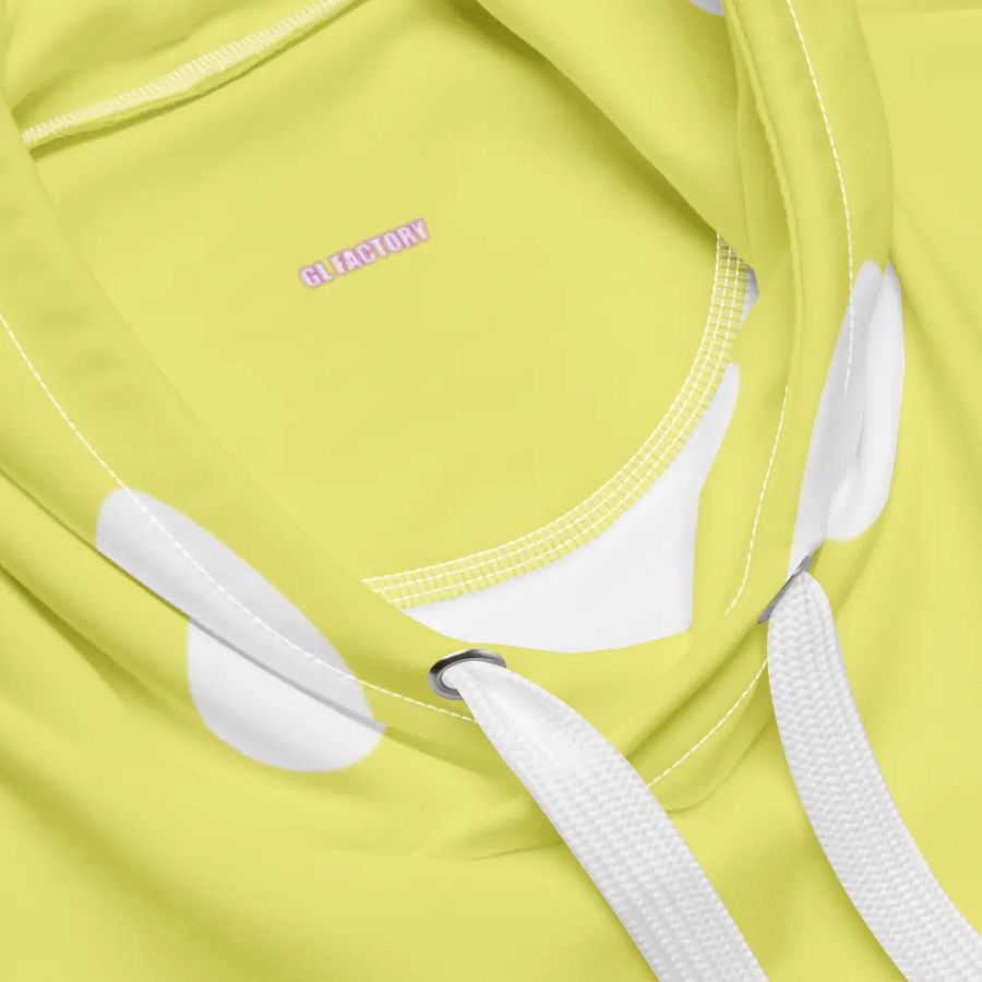 Lingling Kwong Eggs Design Unisex Hoodie (Yellow) product image (8)