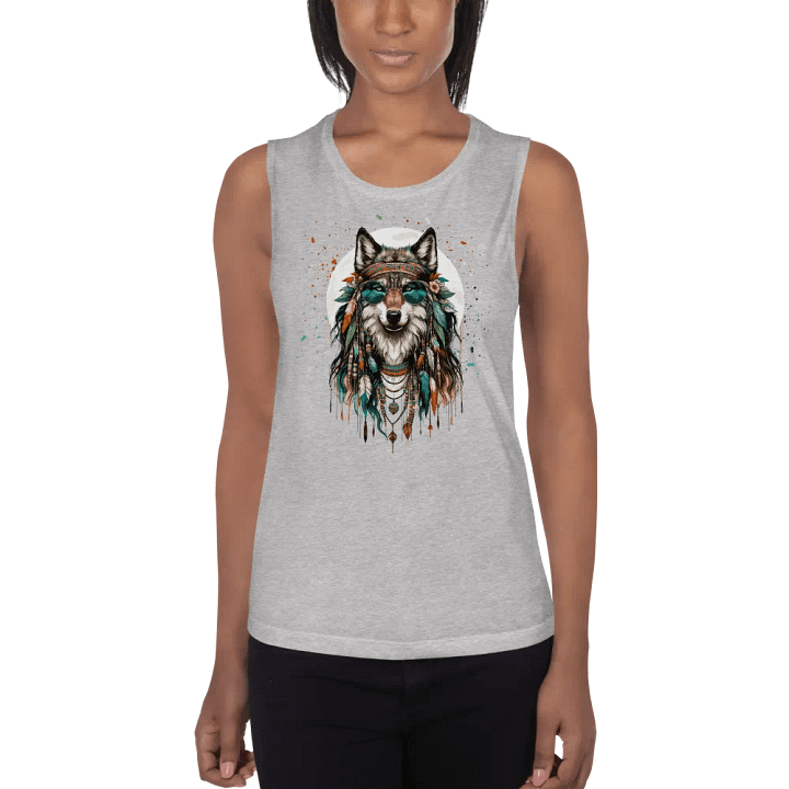 Mystic Moonlit Wolf - Tank Top product image (2)