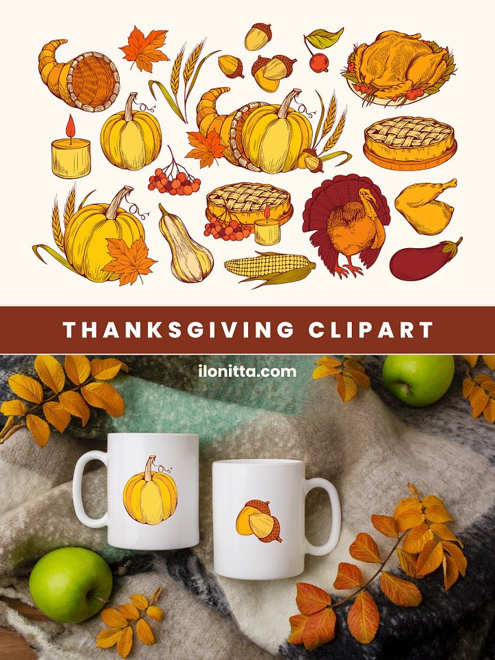 Thanksgiving Harvest SVG Bundle product image (1)