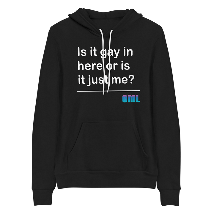 Is It Gay In Here? Hoodie - Black product image (1)
