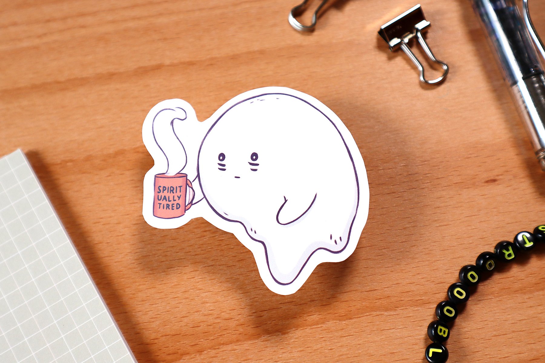 sticker : spiritually tired product image (3)