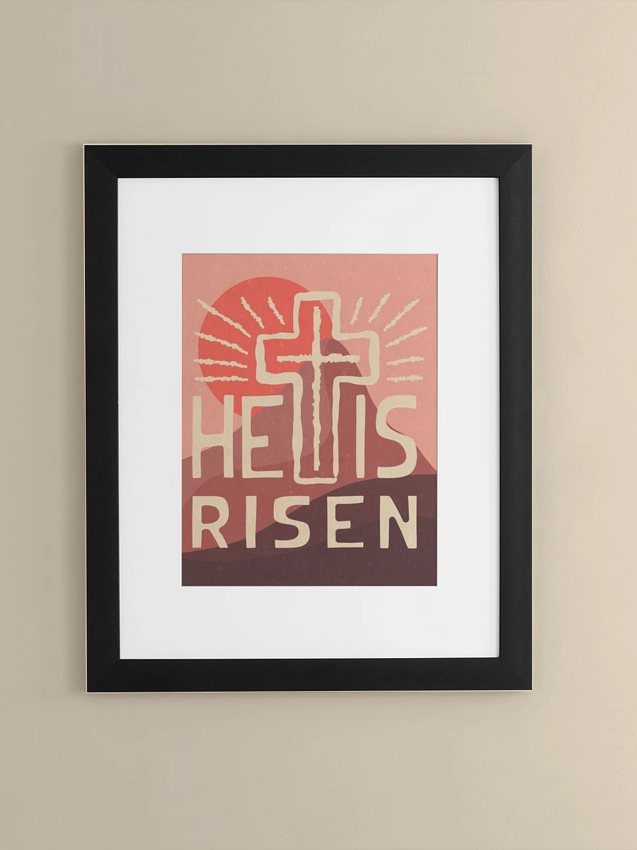 He Is Risen Mountain Landscape Art Print product image (1)