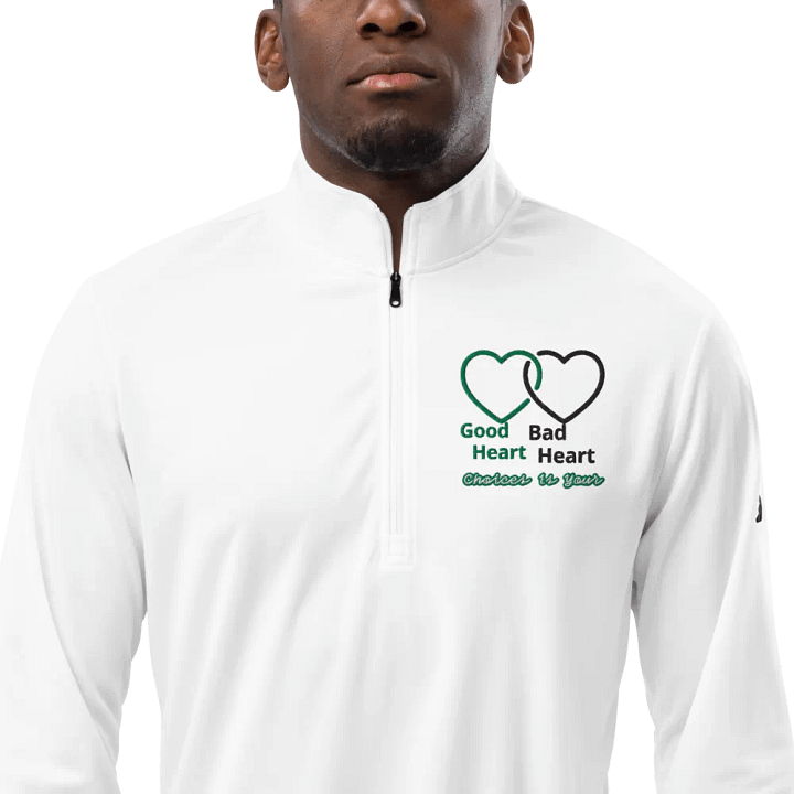 Good Heart Choices Quarter-Zip PulloverEcoAdidas Quarter Zip Pullover – Where Sustainability Meets Performance product image (1)