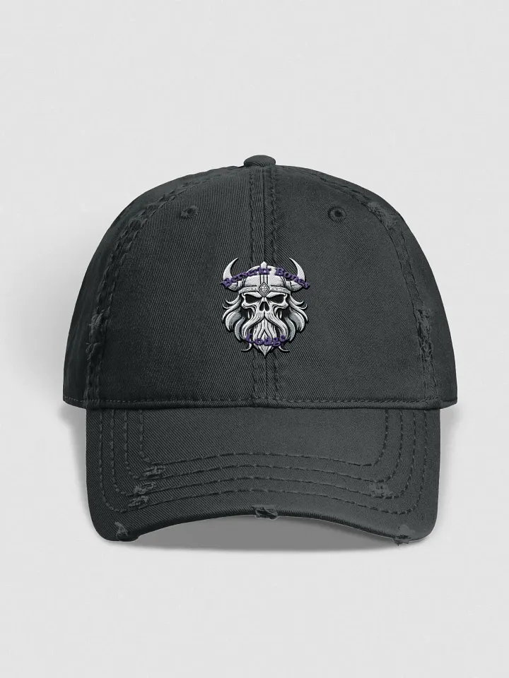 Embroidered Lodge Logo Distressed Dad Hat product image (1)