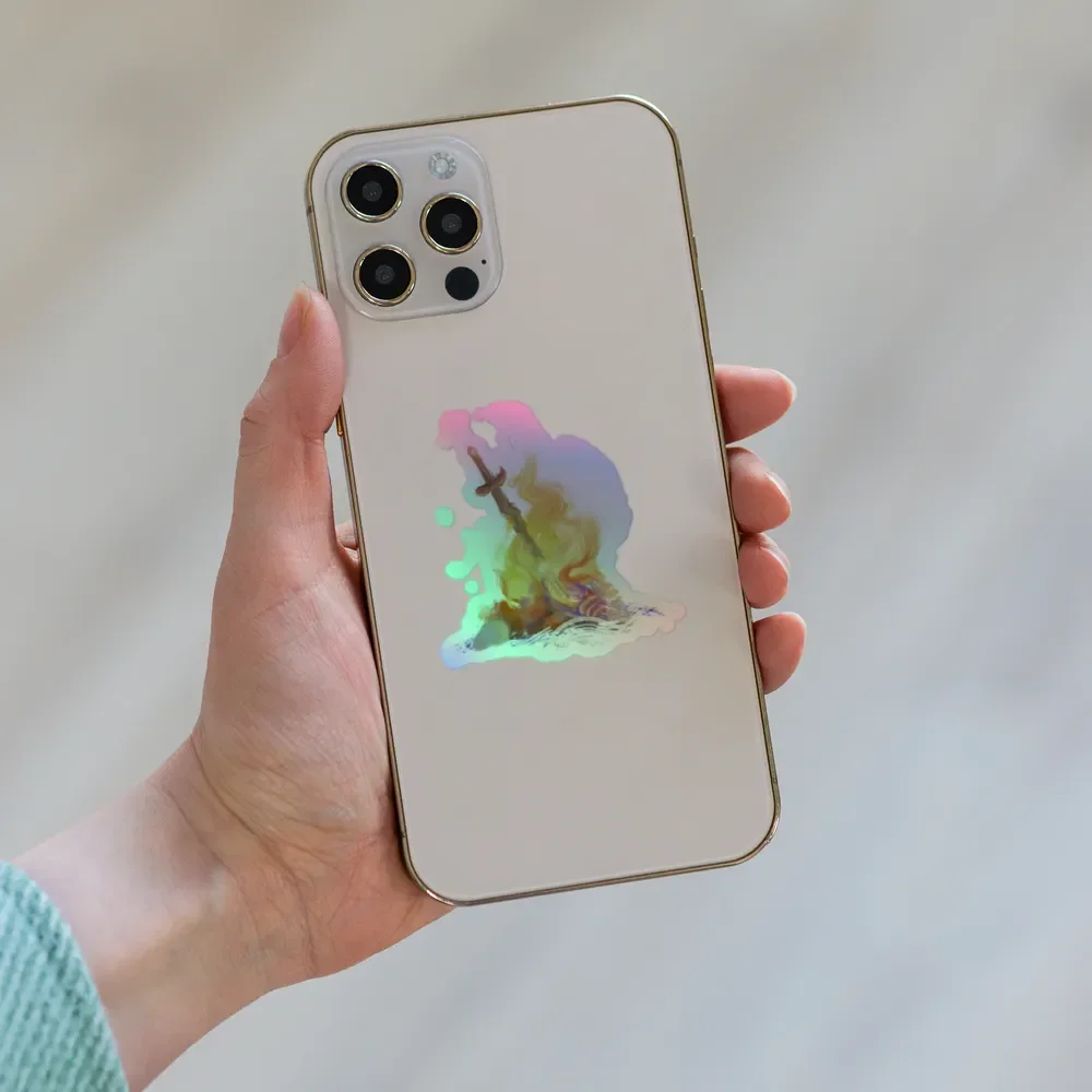 Bonfire Holographic Sticker product image (4)