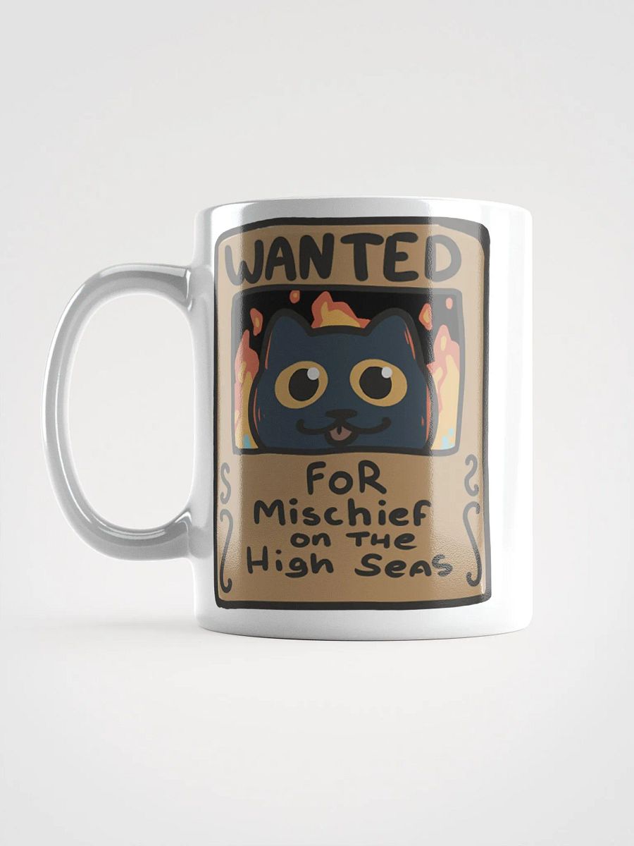 Straw Cat Mug – Mischief on the High Seas (White Glossy Mug Edition) product image (6)