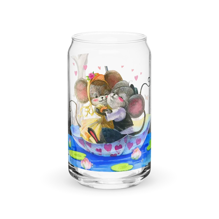 Four Seasons of Love: Sailing Into Summer Can-Shaped Glass | Romantic Summer Drinkware product image (1)