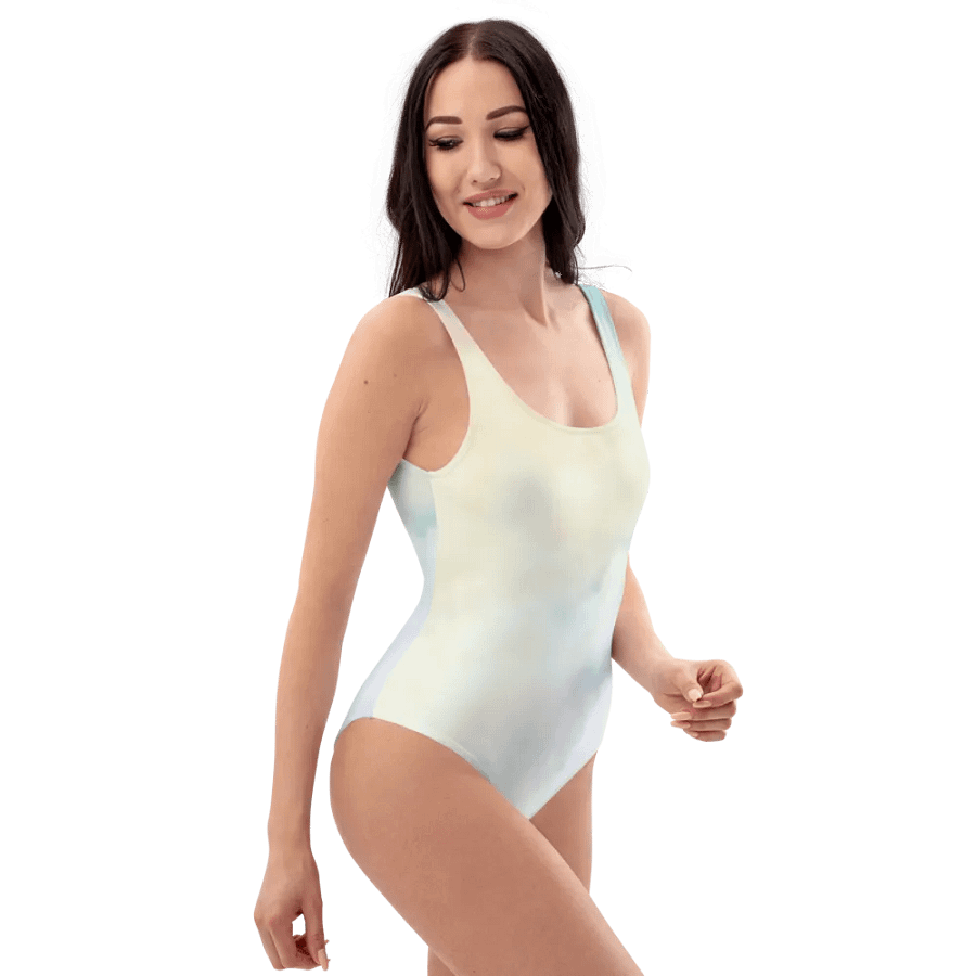 Blur Cloud Rainbow Design one piece Swimsuit - V1 product image (6)