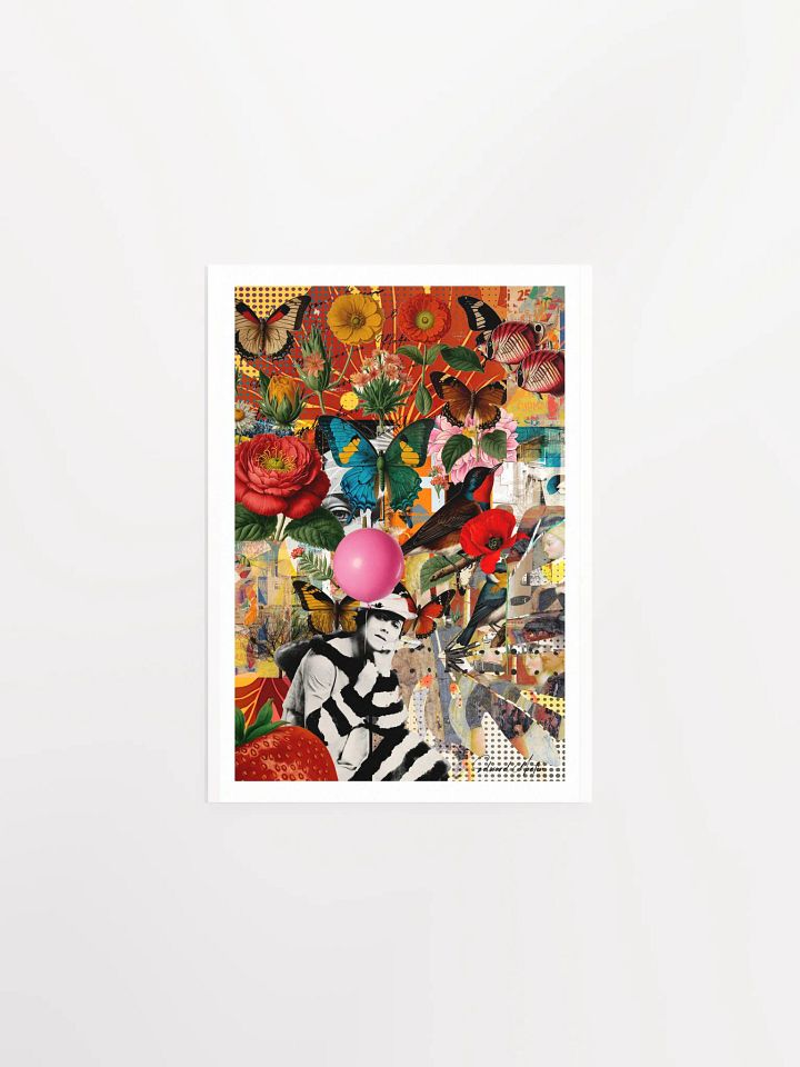 'It's My World' by Edward Martin : Mixed Media Collage Print product image (2)