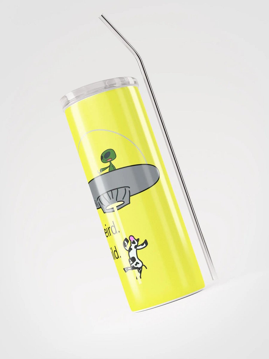 Stay Weird. Stay Wild. Tumbler (Yellow). product image (6)